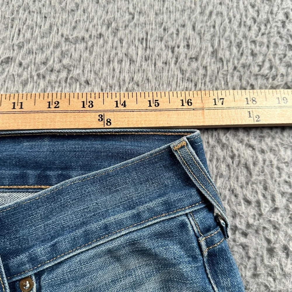 True Religion‎ Jeans Mens 31 Bobby Straight Leg Light Blue Wash Made In USA